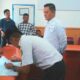 Sertijab 16 camat di lingkungan Pemkab Madina di ruang aula Baperinda Pemkab Madina, Rabu (15/11) sore. Waspada/Ist