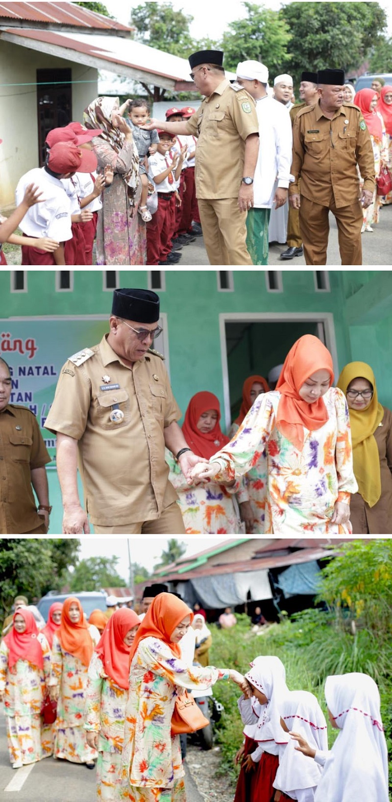 Bupati Dan Istri Resmikan MDA Di Desa Bangunpurba Bupati Dan Istri Resmikan MDA Di Desa Bangunpurba