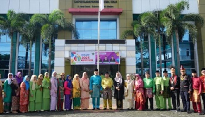 ASN Kemenag Sumut Gelar Upacara Hari Guru Nasional