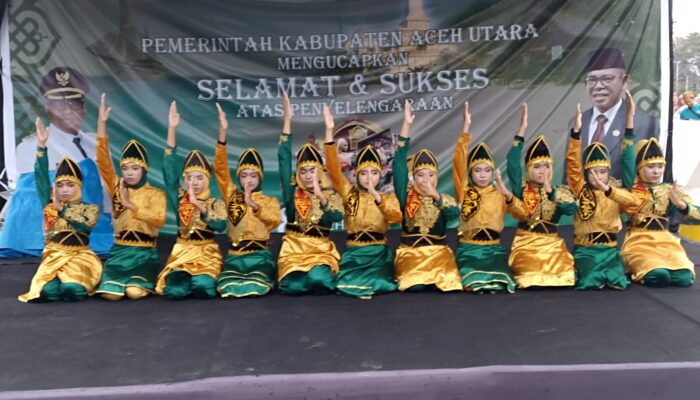 “Tari Ratoh Jaroe” Sanggar Dara Meurah Tampil Di Anjungan Aceh Utara