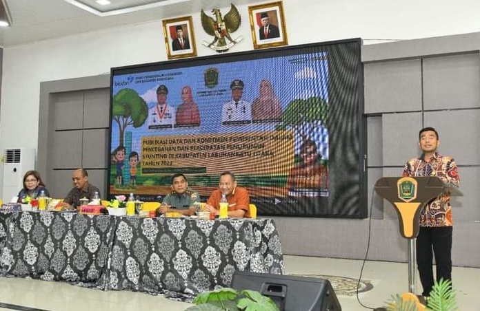 Wabup Labura Buka Acara Publikasi Data Pencegahan Dan Penurunan Stunting