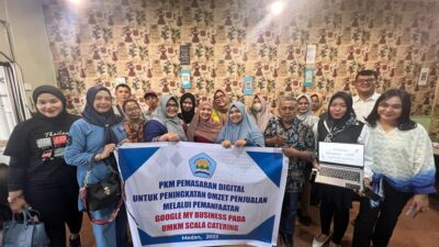 Polmed Lakukan PKM Pemasaran Digital untuk UMKM Scala Catering Polmed Lakukan PKM Pemasaran Digital untuk UMKM Scala Catering