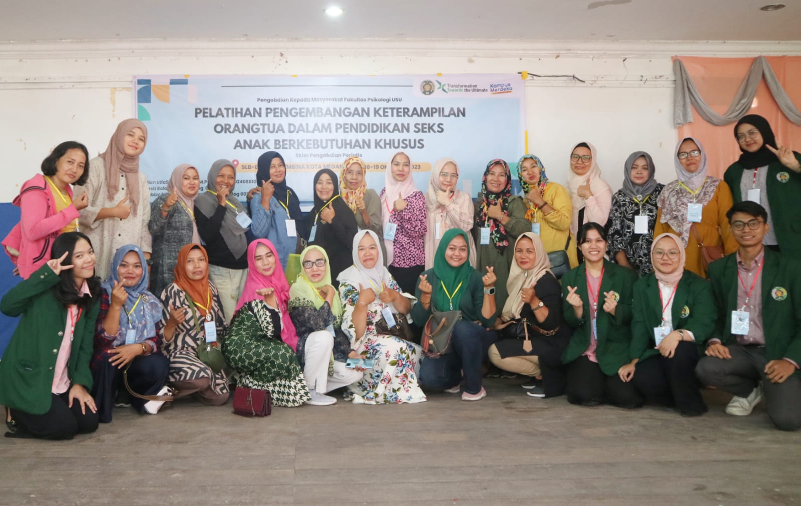 Kolaborasi LPM USU-SLB E Negeri Medan Berhasil