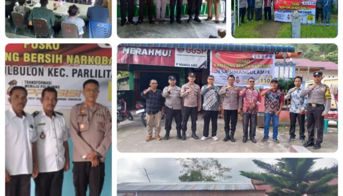 Polres Humbahas Inisiasi Kampung Bebas Narkoba