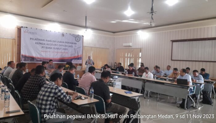 Kementan Latih Pegawai Bank Sumut Tentang Analisa Usaha Pertanian