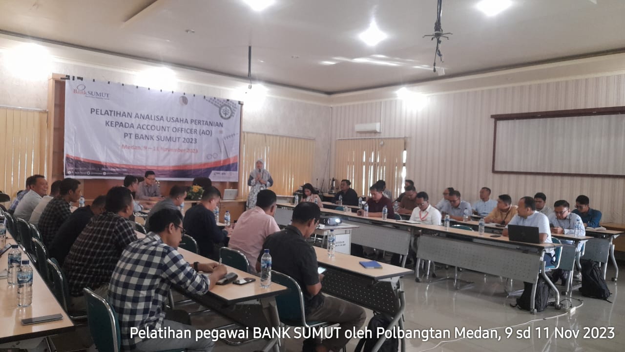 Kementan Latih Pegawai Bank Sumut Tentang Analisa Usaha Pertanian