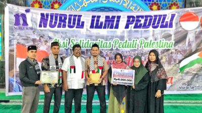 LP IT Nurul Ilmi Salurkan Donasi Palestina 41 Juta ke DD Waspada