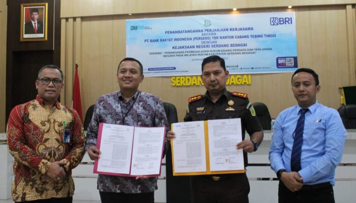 Kejari Sergai Jalin Kerja Sama Dengan BRI Tebingtinggi