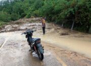 Di Aceh Tengah, 9 Titik Longsor Tutupi Badan Jalan Nasional