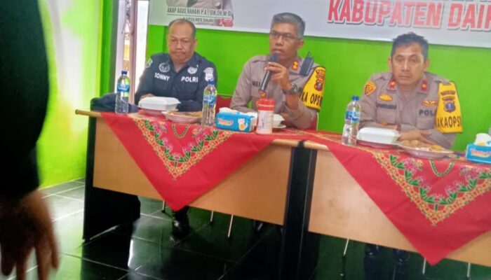 Kapolres Dairi Jalin Silaturahmi Bersama Wartawan