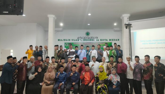 MUI Medan Gelar Sosialisasi Pengurusan Sertifikat Wakaf