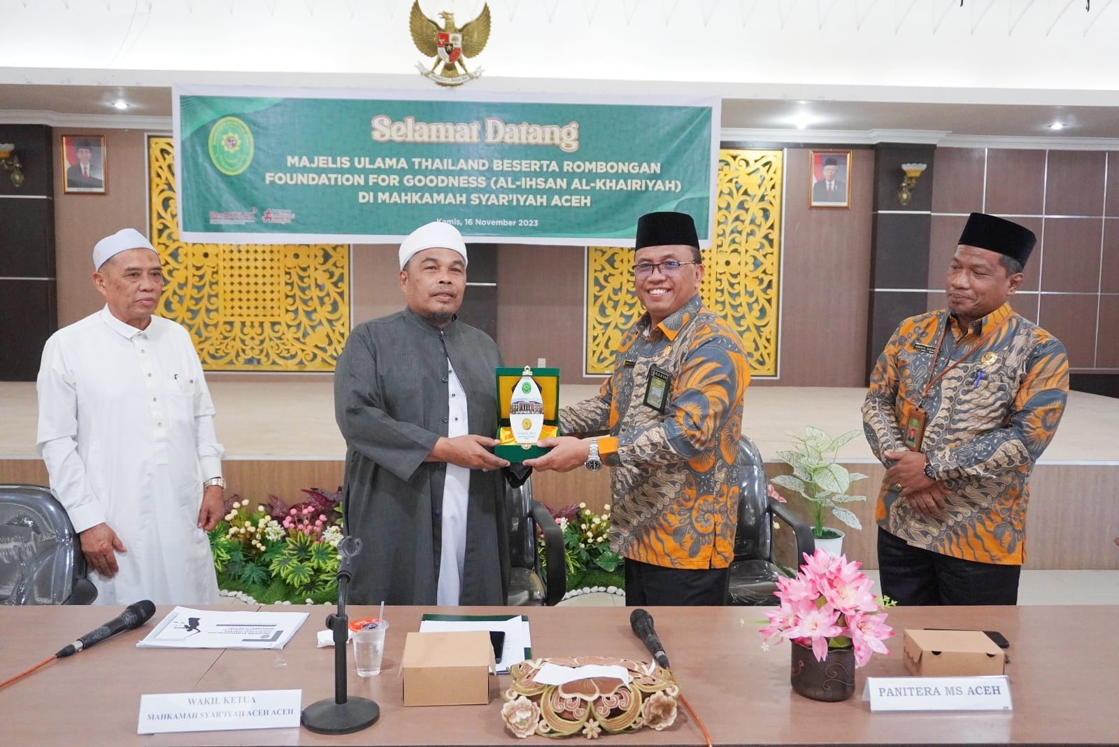 MS Aceh Terima Kunjungan Rombongan Majelis Ulama Sanggara Thailand