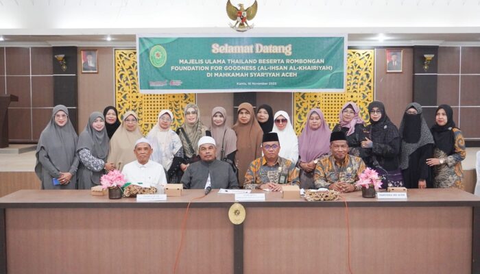 MS Aceh Terima Kunjungan Rombongan Majelis Ulama Sanggara Thailand