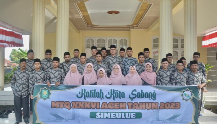 Lepas Kafilah MTQ Aceh Ke-36, Ini Pesan Pj Wali Kota Sabang