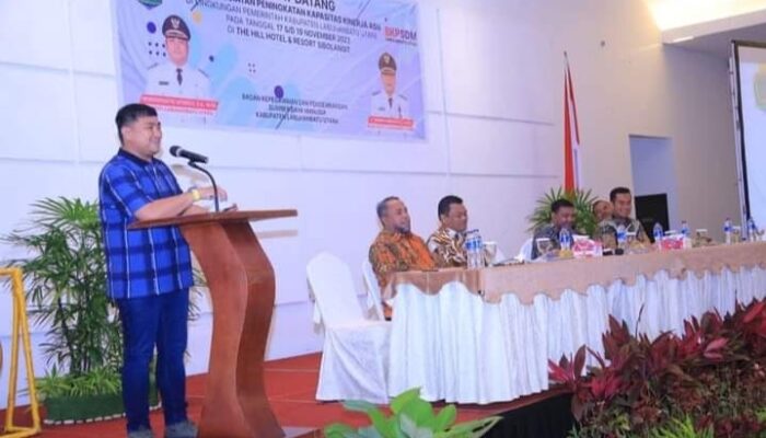 Bupati Buka Acara Peningkatan Kinerja ASN Di Sibolangit