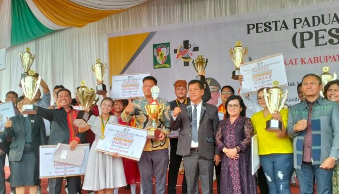 Raya Juara Umum Pesparawi Tingkat Kabupaten Simalungun 2023