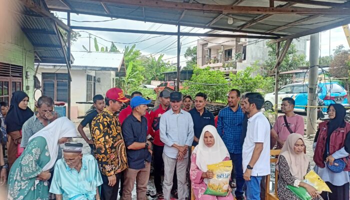Pemko Langsa Salurkan Bantuan Korban Rumah Kebakaran