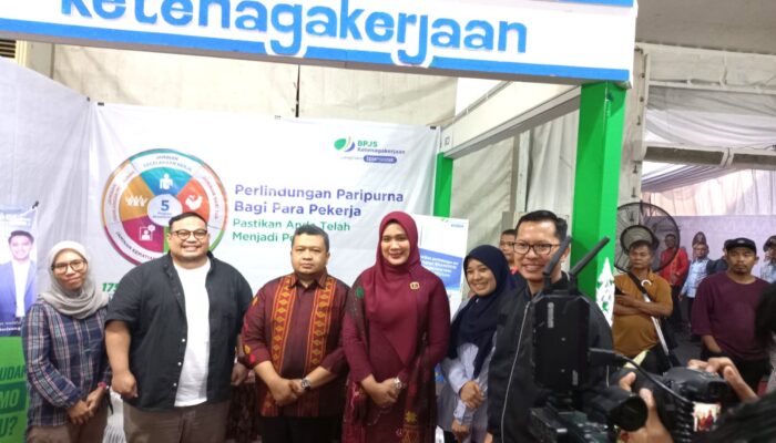 BPJamsostek Buka Pendaftaran Peserta Baru Di Pameran HUT Ke-73 Tapsel