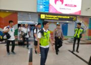 Kapolsek Bandara Sambut Peserta Aquabike Jetski World Championship 2023 Di KNIA