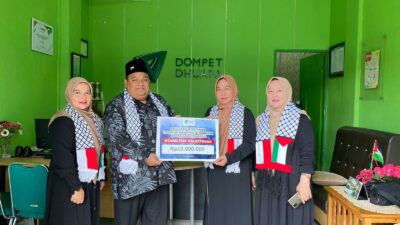 Pengajian Wirid Akbar Kebun Sei Daun, PKS Sei Daun, dan Distrik Labuhan Batu I PTPN 3 Salurkan Donasi Palestina ke DD Waspada