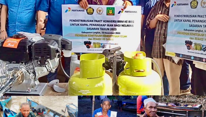 Nasril Bahar Distribusikan 1.000 Mesin Kapal Nelayan Bahan Bakar Gas