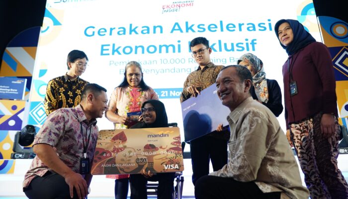 Tingkatkan Inklusivitas, Bank Mandiri Buka 10.000 Rekening Tabungan bagi Penyandang Disabilitas