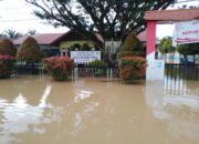 Nagan Raya Dikepung Banjir, Jembatan Keude Seumot Terancam Putus