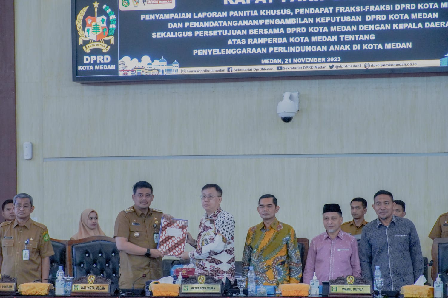 Ranperda Tentang Perlindungan Anak Disetujui, Bobby Nasution Apresiasi DPRD Medan