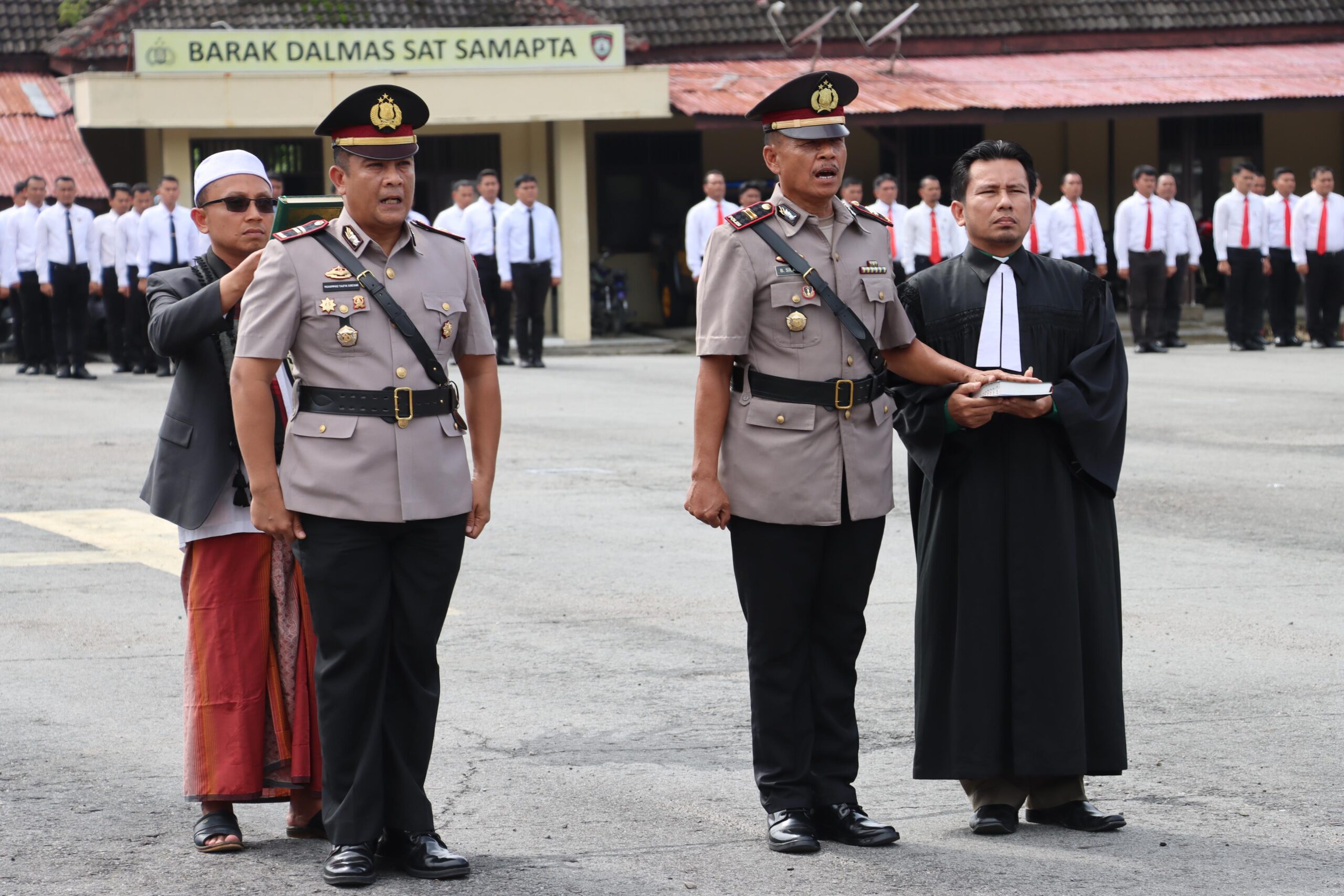 Wakapolres Madina Kompol Marluddin, Kasat Reskrim Iptu Muhammad Taufik Siregar