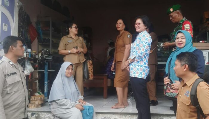 Polres P. Siantar Pantau Pembagian BPNT