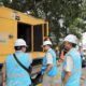 General Manager PLN UID Sumut, Awaluddin Hafid didamping Senior Manager Distribusi Khairul Lingga, Manager PLN UP3 Bukit Barisan, Ramses Hutajulu dan Senior Manager Niaga dan Management Pelanggan, Donny Adriansyah memantau langsung kesiapsiagaan seluruh peralatan dan petugas di Pantai Sinalsal, Tongging, Kabupaten Karo, Rabu (22/11).
