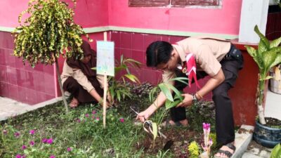 SD Negeri 064003 Belawan Gelar Sabtu Bersih