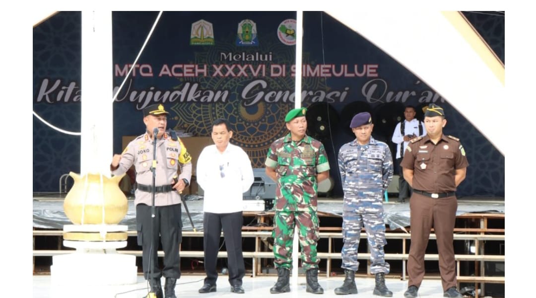 Forkopimda Simeulue Apel Persiapan Pengamanan MTQ XXXVI Forkopimda Simeulue Apel Persiapan Pengamanan MTQ XXXVI