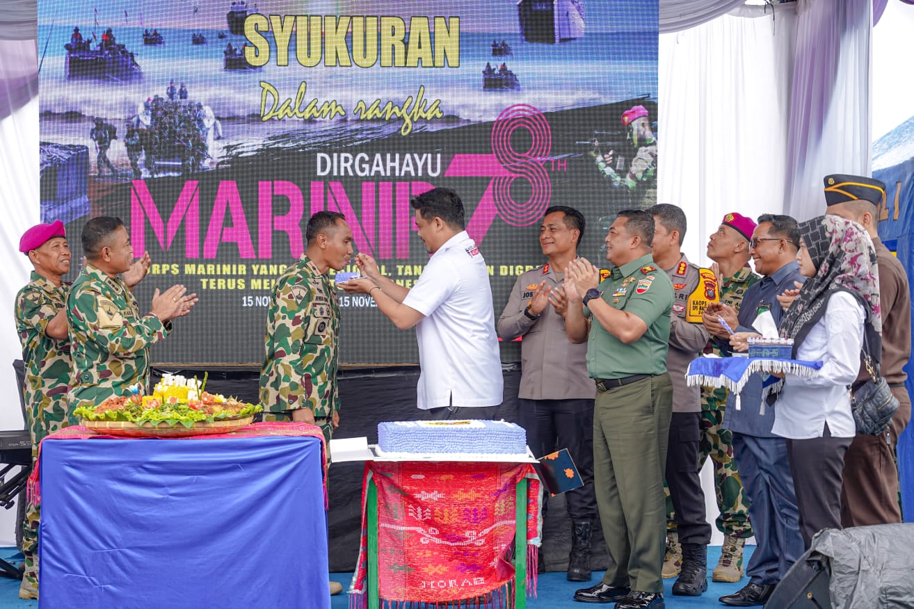 Dirgahayu HUT ke-78 Korps Marinir TNI AL, Terima Kasih Atas Dedikasinya Bagi Kota Medan