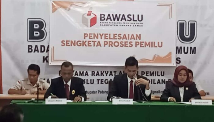 Bawaslu Palas Tolak Permohonan Sengketa Proses Pemilu