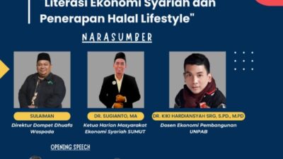 Tingkatkan Literasi Syariah, Prodi Ekonomi Pembangunan UNPAB Gelar Kuliah Umum Tentang Halal Lifestyle