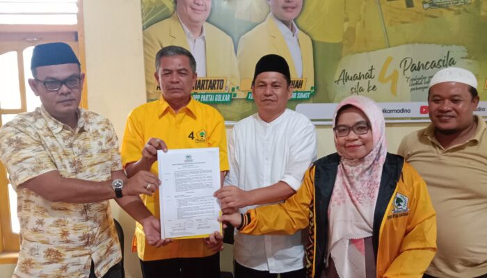 Partai Golkar Tegak Lurus Siap Menangkan Aswin Jadi Bupati Madina