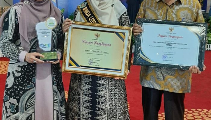 Ny Suaidah Raih Penghargaan Bunda Listeraktif Aceh