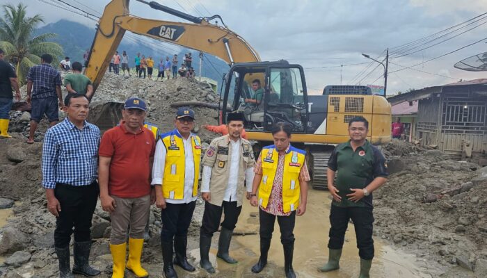 Pemkab Agara -BPJN Aceh Tinjau Kerusakan Pasca Banjir Bandang