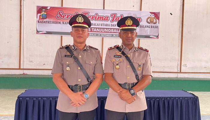 Kapolres Tanjungbalai Pimpin Sertijab 2 Kapolsek