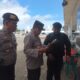 Polres Simeulue Dampingi Brimobda Aceh Sterilkan Tribun MTQ