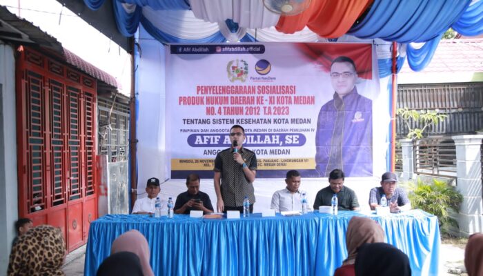 Afif Abdillah Ingatkan Warga Berobat Gratis Wajib Miliki KTP Kota Medan