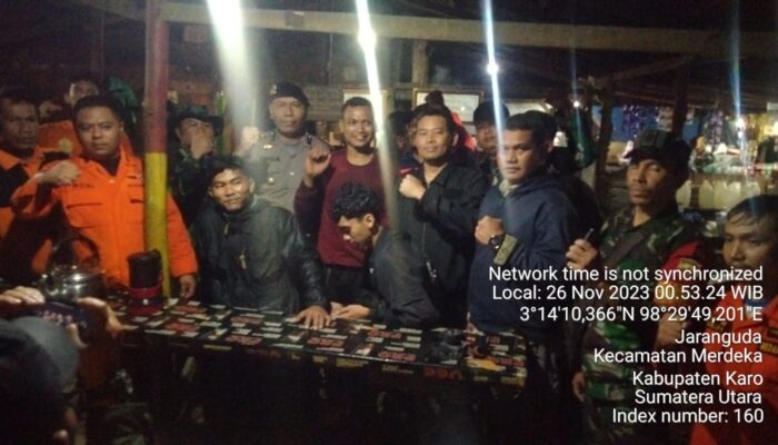 Sempat Tersesat, 3 Pendaki Ditemukan Di Kawasan Gunung Sibayak