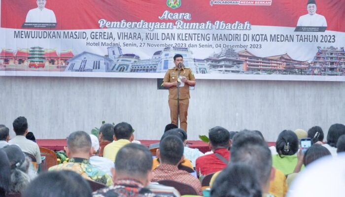 Bobby Nasution Libatkan Seluruh Umat Agama Dukung Pembangunan Melalui Rumah Ibadah Mandiri