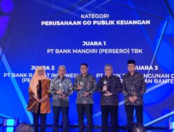 Konsisten Jaga Transparansi, Bank Mandiri Raih Juara 1 Perusahaan Go Publik Keuangan Annual Report Award (ARA) 2022