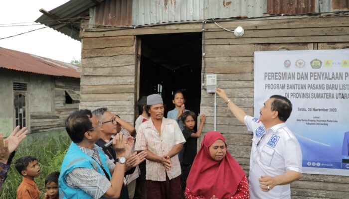 484 Warga Tidak Mampu Nikmati Listrik Melalui Program BPBL