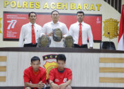 Dua Pengedar Ganja Di Aceh Barat Ditangkap,3 Kg Ganja Diamankan