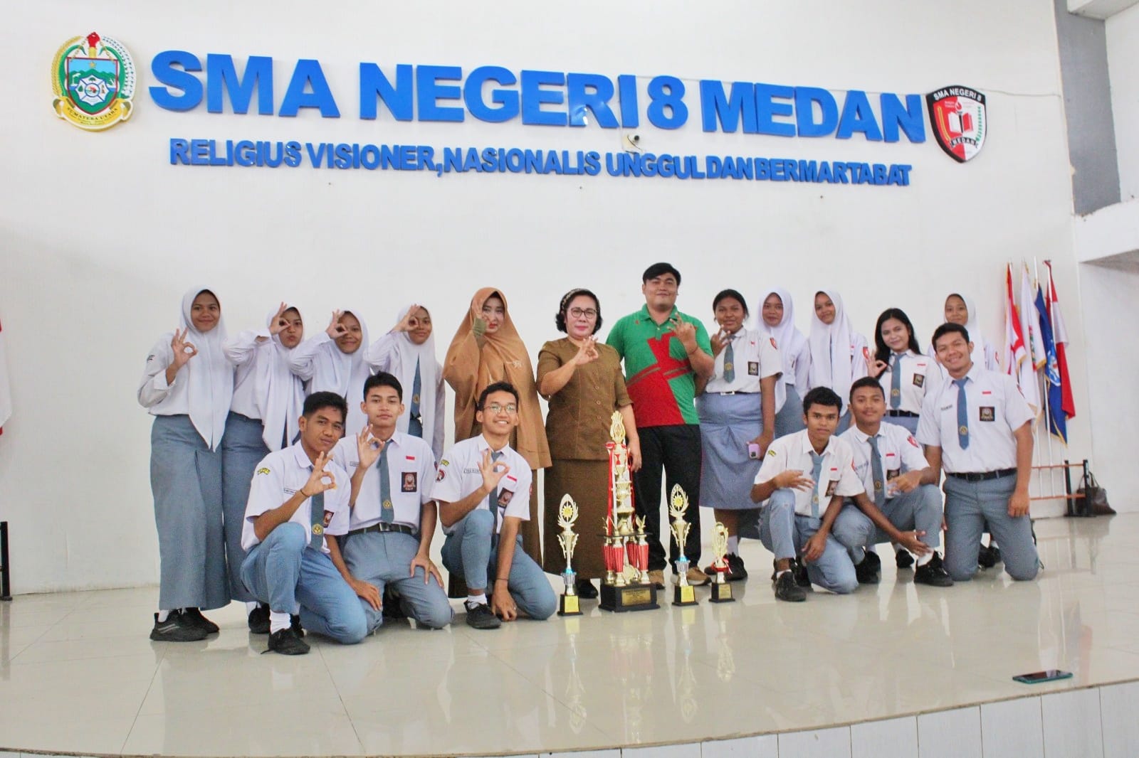Peserta Didik SMA 8 Medan Ukir Berbagai Prestasi Kejuaraan