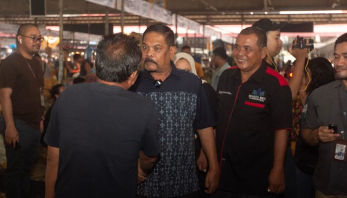 Kunjungi Pasar Induk MMTC, Rahudman Disambut Antusias Pedagang