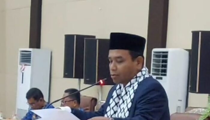 Paripurna Ranperda APBD Tapanuli Selatan 2024, Fraksi PAN Peduli Palestina